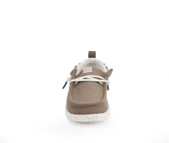 Kids' Little Kid & Big Kid Wally Craft Linen Casual Shoes|HEYDUDE Online