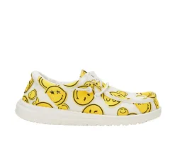 Kids' Little Kid & Big Kid Wally Smiley Casual Shoes|HEYDUDE Outlet