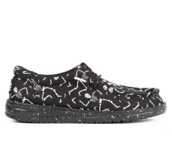 HEYDUDE Casual|Casual>Kids' Little Kid & Big Kid Wally Y Skeletons Casual Shoes