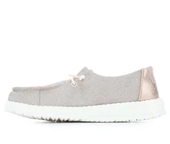 Kids' LittleKid & BigKid Wendy Youth Metallic Casual Shoes|HEYDUDE Outlet