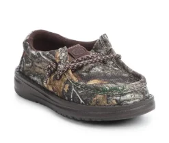 Kids' Toddler Wally Realtree Edge Casual Shoes|HEYDUDE Best