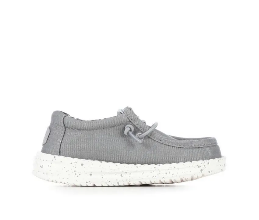 HEYDUDE Casual|Toddler (Sizes 4.5-10)>Kids' Toddler Wally Canvas Casual Shoes