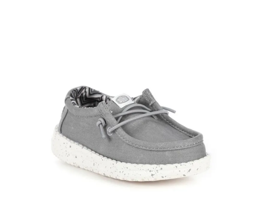 HEYDUDE Casual|Toddler (Sizes 4.5-10)>Kids' Toddler Wally Canvas Casual Shoes