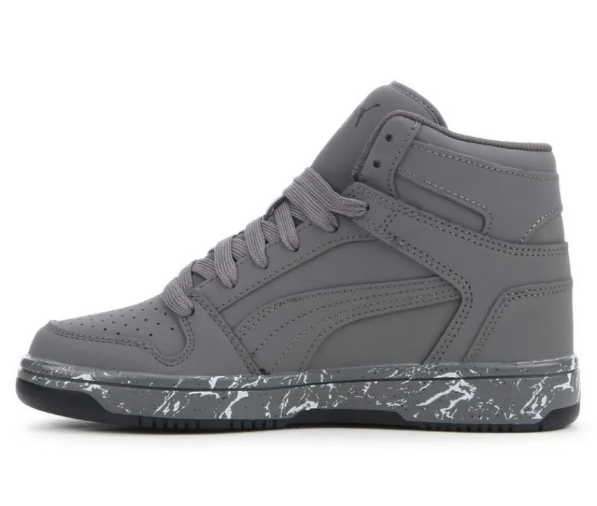 Puma Athletics & Sneakers|Athletics & Sneakers>Kids' Big Kid Layup Marble NBK Junior Sneakers