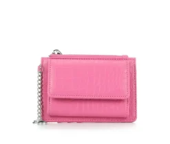 Madden Girl Wallets|Handbags>Croco/Pu Zip Wallet