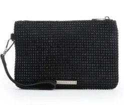 Madden Girl Wallets|Handbags>Faux Rhinestone Mesh Wristlet Handbag