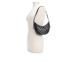 PU Hardware Crescent Handbag|Madden Girl Online