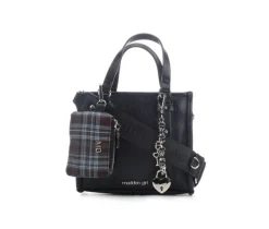 PU Tote Charms Handbag|Madden Girl Hot