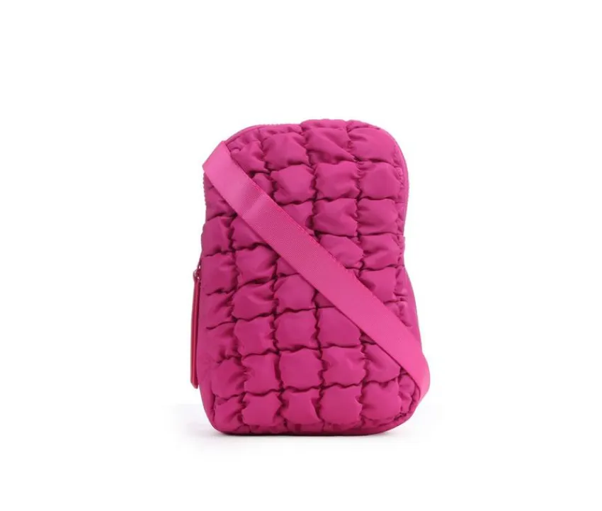 Puckered Nylon Sling Handbag|Madden Girl