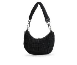 Rhinestone Mesh Mini Crossbody Handbag|Madden Girl Discount