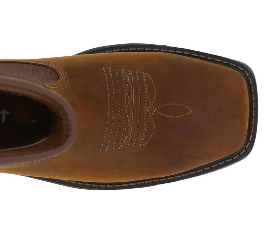 Carhartt Boots>Men's Montana Waterproof Square Toe Wellington EH Work Boots