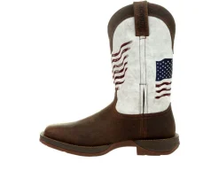 Men's Rebel Distressed Flag Embroidery Western Boots|Durango Outlet