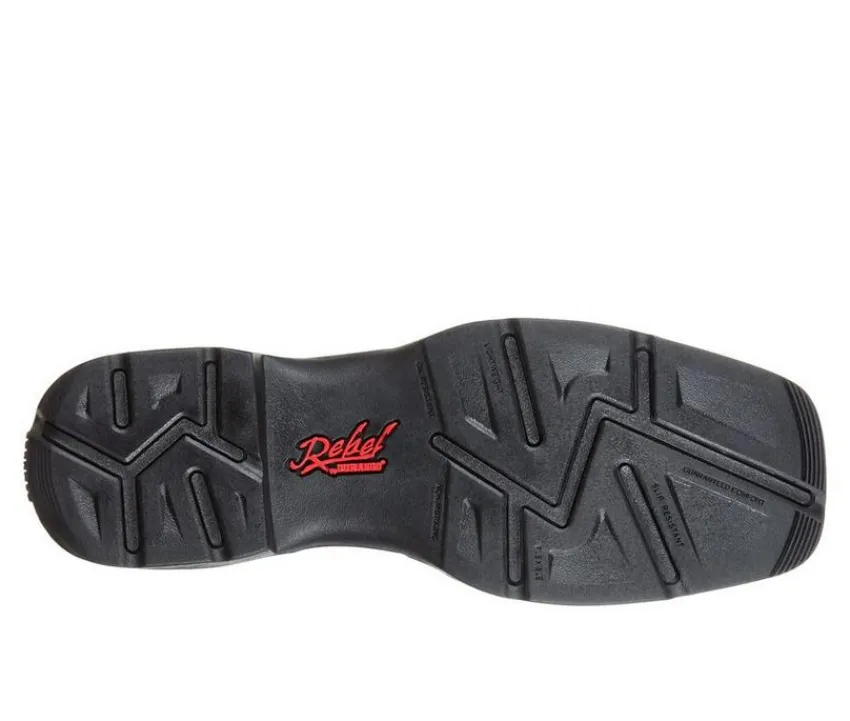 Durango Cowboy & Western|Boots>Men's Rebel Faded Black Flag Western Boot