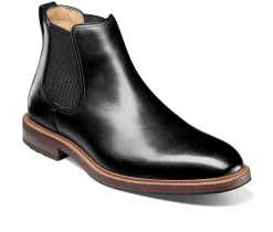 Florsheim Chukka & Chelsea|Boots>Men's Anthem Plain Toe Gore Boot Chelsea Boots