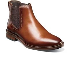 Men's Forge Plain Toe Gore Dress Boots|Florsheim New