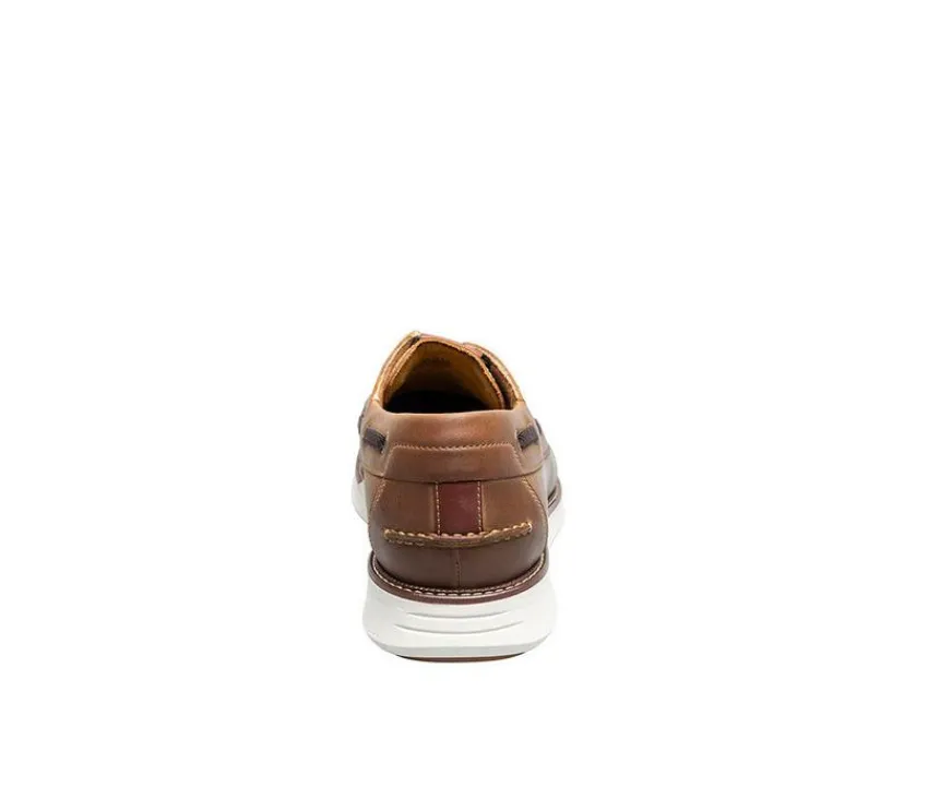 Florsheim Dress>Men's Launch Moc Toe Elastic Lace Boat Shoes