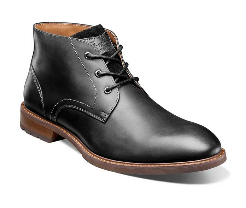 Florsheim Chukka & Chelsea>Men's Lodge Plain Toe 3 Eye Chukka Boot Dress Shoes