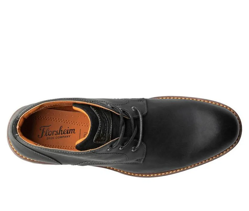 Florsheim Chukka & Chelsea>Men's Lodge Plain Toe 3 Eye Chukka Boot Dress Shoes
