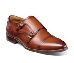 Florsheim Dress>Men's Rucci Cap Toe Double Monk Strap Dress Shoes