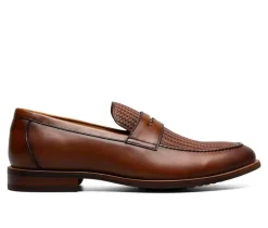 Florsheim Dress>Men's Rucci Weave Moc Toe Penny Dress Loafers
