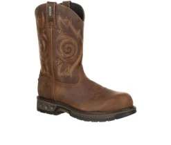 Georgia Boot Cowboy & Western|Work & Safety>Men's Carbo-Tec LT Composite Toe Waterproof Work Wellington Boots