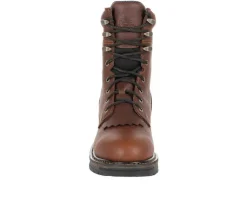 Men's Carbo-Tec LT Waterproof Lacer Work Boots|Georgia Boot Best