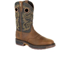 Georgia Boot Cowboy & Western|Work & Safety>Men's Carbo-Tec LT Waterproof Pull On Work Boots