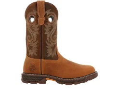 Georgia Boot Cowboy & Western|Work & Safety>Men's Carbo-Tec FLX Alloy Toe Waterproof Pull On Work Boots