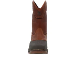 Men's Carbo-Tec LTR Steel Toe Waterproof Pull On Work Boots|Georgia Boot Online