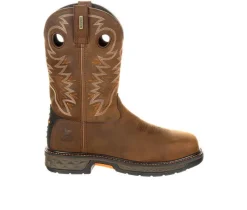 Men's Carbo-Tec LY Alloy Toe Waterproof Pull On Work Boots|Georgia Boot