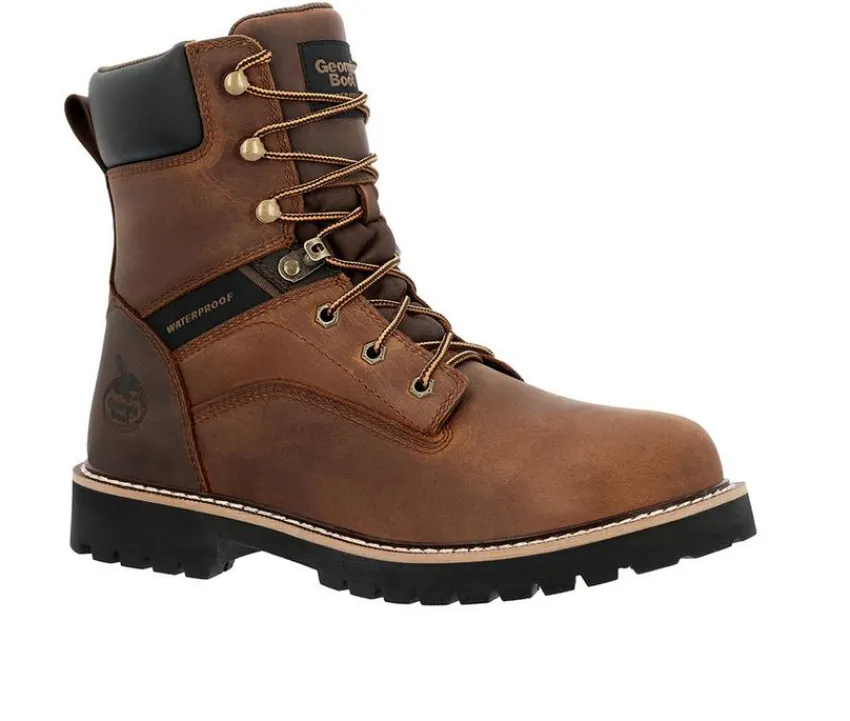 Men's Core 37 8 Soft Toe Work Boots|Georgia Boot Discount