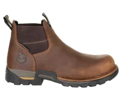 Men's Eagle One Waterproof Chelsea Work Boots|Georgia Boot Best