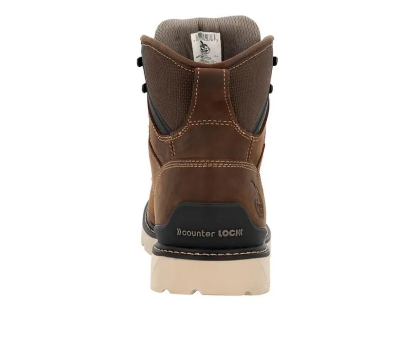 Men's Georgia Carbon Flex Wedge Soft Work Boots|Georgia Boot Online