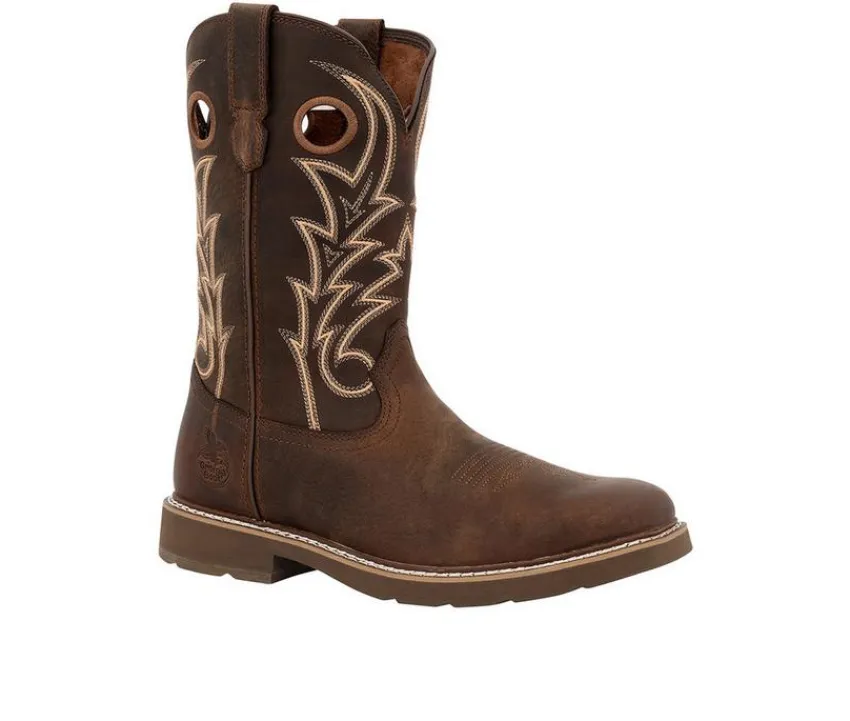 Georgia Boot Work & Safety|Work>Men's GEORGIA CORE 37 WESTERN STEEL Cowboy Boots