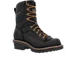 Men's LTX Logger Composite Toe Waterproof Work Boots|Georgia Boot Clearance