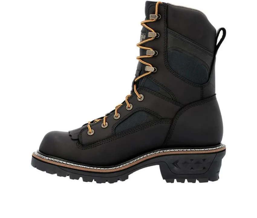 Men's LTX Logger Composite Toe Waterproof Work Boots|Georgia Boot Clearance