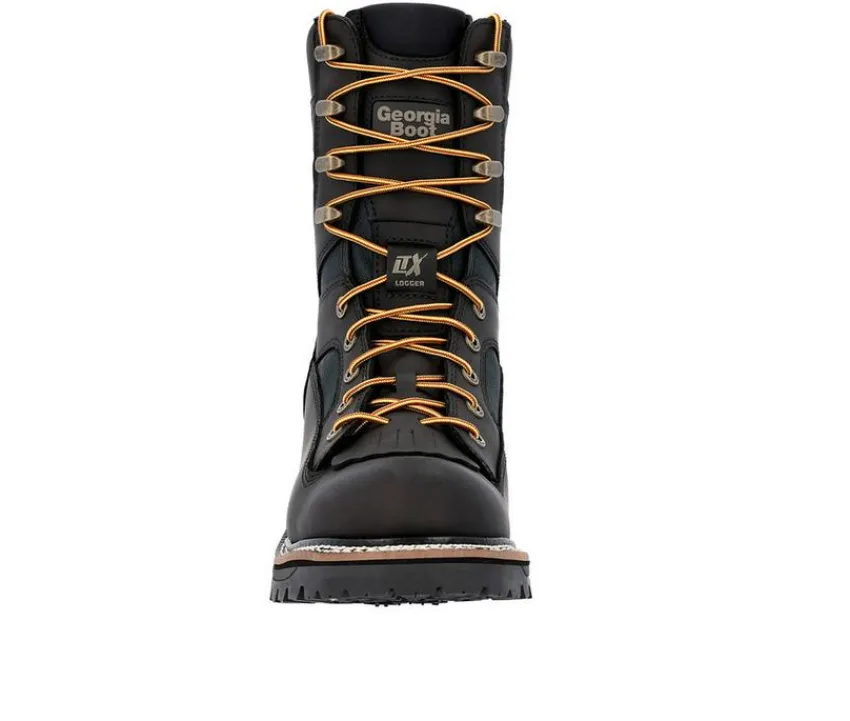Men's LTX Logger Composite Toe Waterproof Work Boots|Georgia Boot Clearance