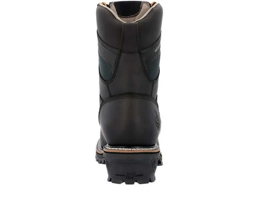 Men's LTX Logger Composite Toe Waterproof Work Boots|Georgia Boot Clearance