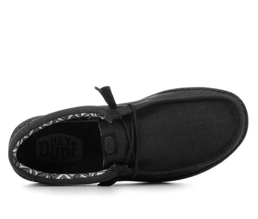 Men's Wally Canvas Casual Shoes|HEYDUDE Outlet