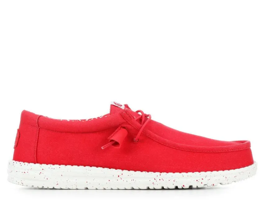 Men's Wally Canvas Casual Shoes|HEYDUDE Clearance