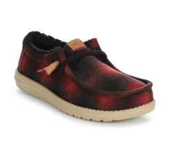 HEYDUDE Casual>Men's Wally Cozy Plaid Casual Shoes