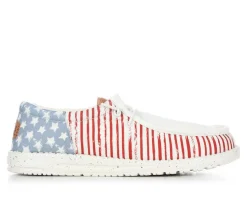 HEYDUDE Casual>Men's Wally Funk Americana Stars Casual Shoes