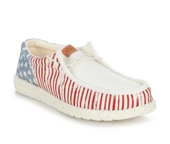 HEYDUDE Casual>Men's Wally Funk Americana Stars Casual Shoes