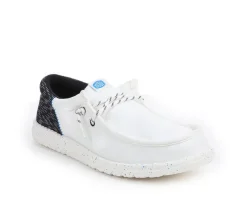 HEYDUDE Casual>Men's Wally Funk Jersey Jacquard Boat Shoes