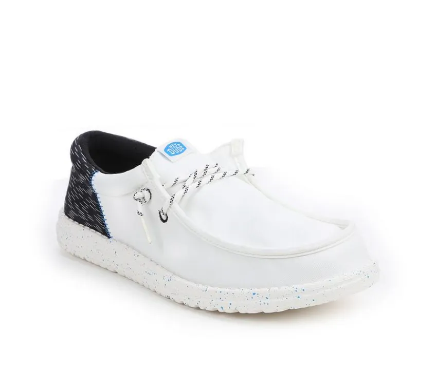 HEYDUDE Casual>Men's Wally Funk Jersey Jacquard Boat Shoes
