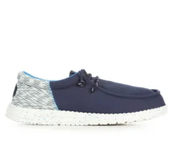 Men's Wally Funk Jersey Jacquard Boat Shoes|HEYDUDE Hot