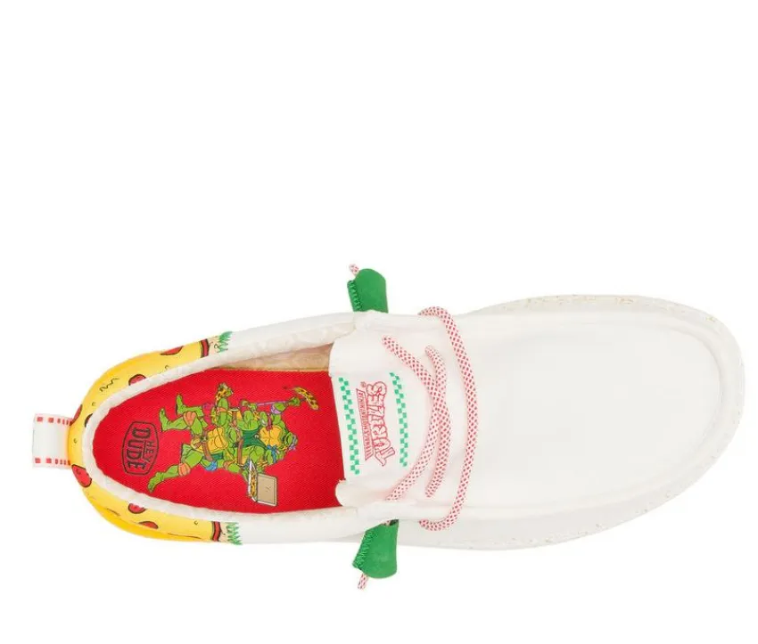 Men's Wally Funk TMNT Pizza Casual Shoes|HEYDUDE Sale