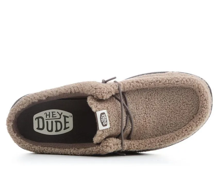 Men's Wally Slip Sherpa Casual Shoes|HEYDUDE Hot
