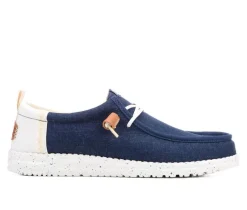 Men's Wally Summer Linen Casual Shoes|HEYDUDE Clearance