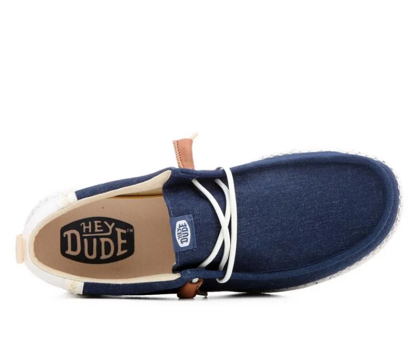 Men's Wally Summer Linen Casual Shoes|HEYDUDE Clearance